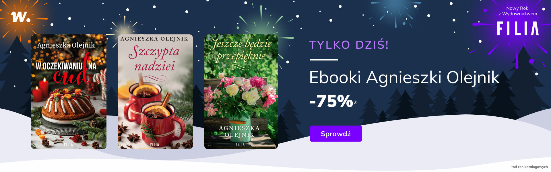 Grafika prowadzi do promocji: Ebooki Agnieszki Olejnik do -75%
