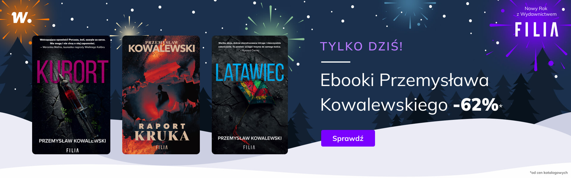 Grafika prowadzi do promocji: Ebooki Przemysława Kowalewskiego -62%