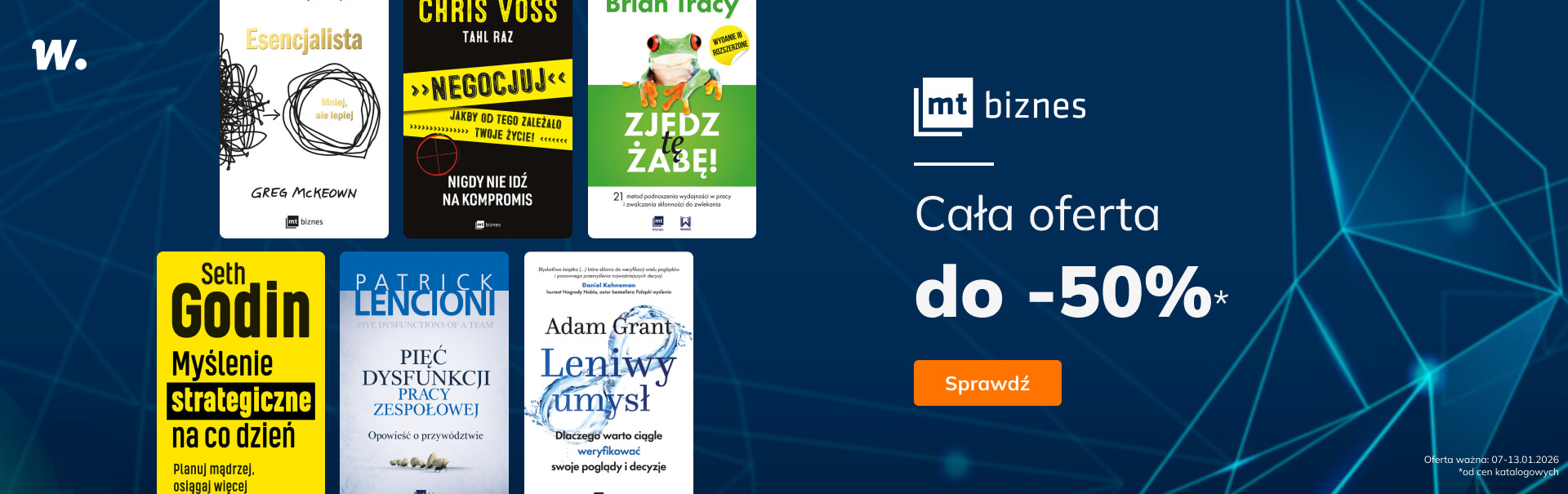 Grafika prowadzi do promocji: MT Biznes - cała oferta do -50%