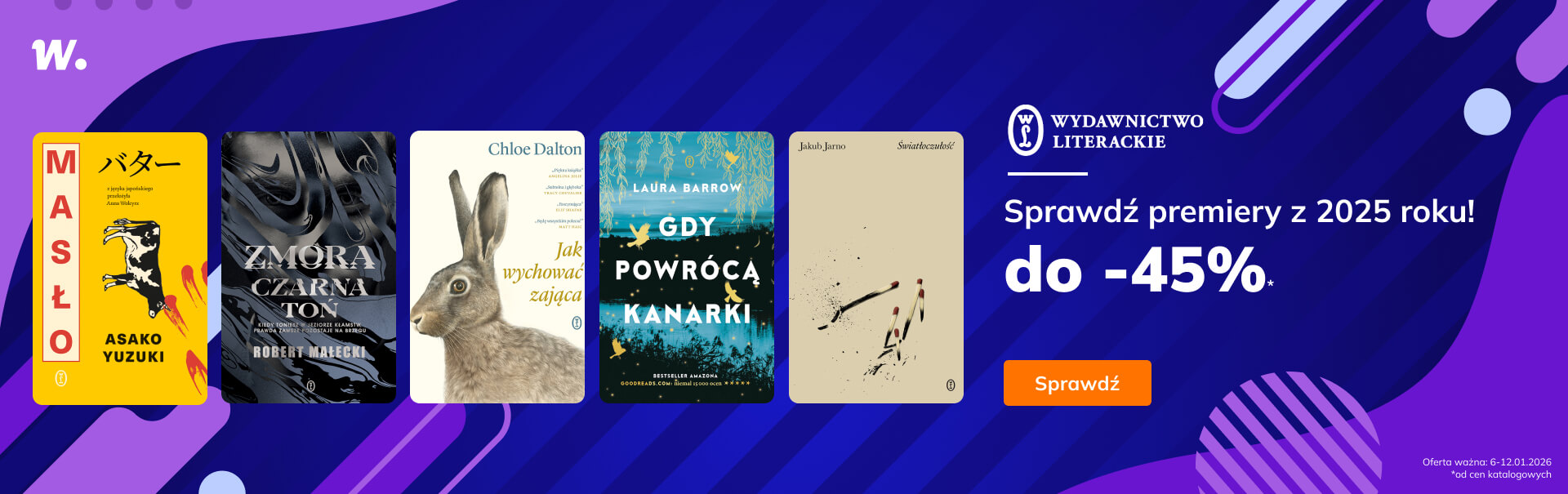 Grafika prowadzi do promocji: Wydawnictwo Literackie - premiery 2025 roku