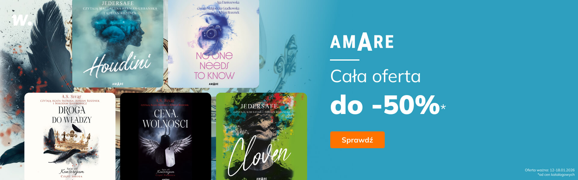 Grafika prowadzi do promocji: Amare. Cała oferta do -50%