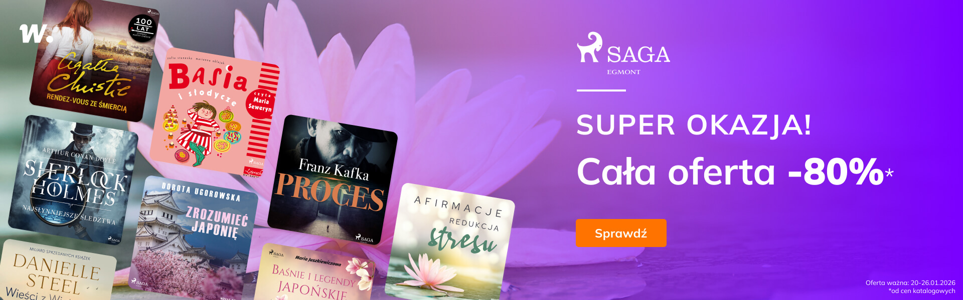 Grafika prowadzi do promocji: Saga Egmont. Cała oferta -80%!