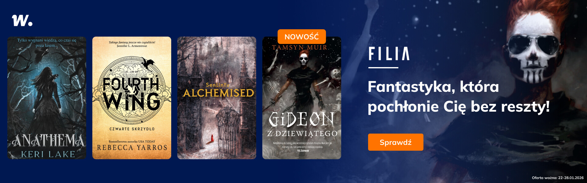 Grafika prowadzi do promocji: Fantastyka od Wydawnictwa Filia