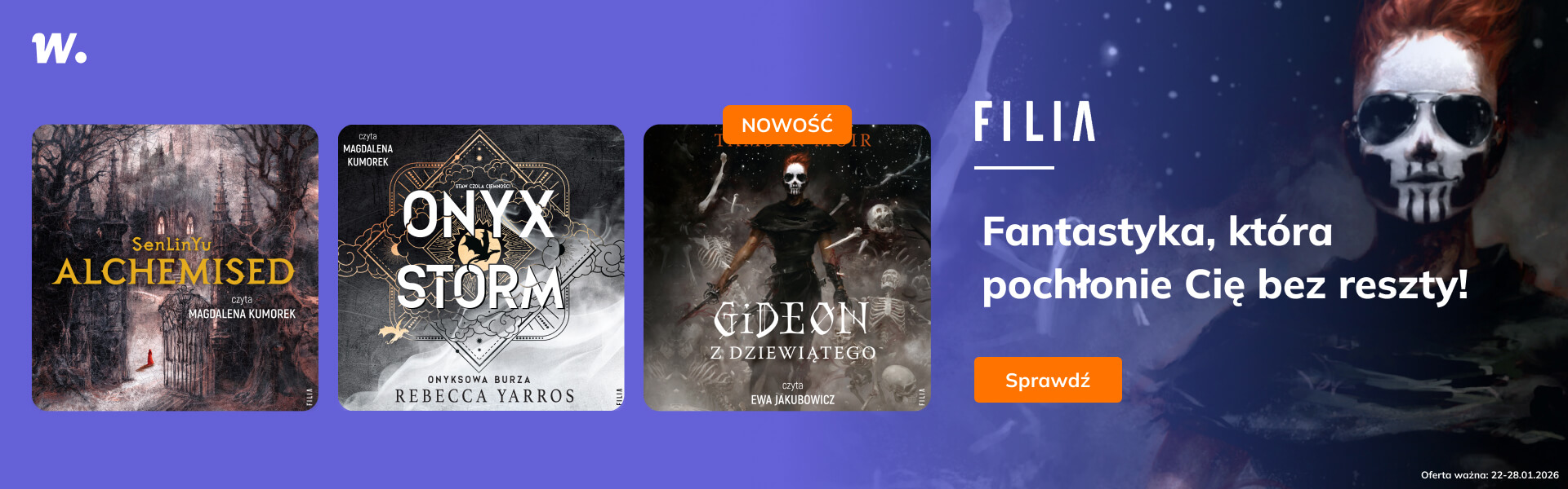 Grafika prowadzi do promocji: Filia. Fantastyka do -25%