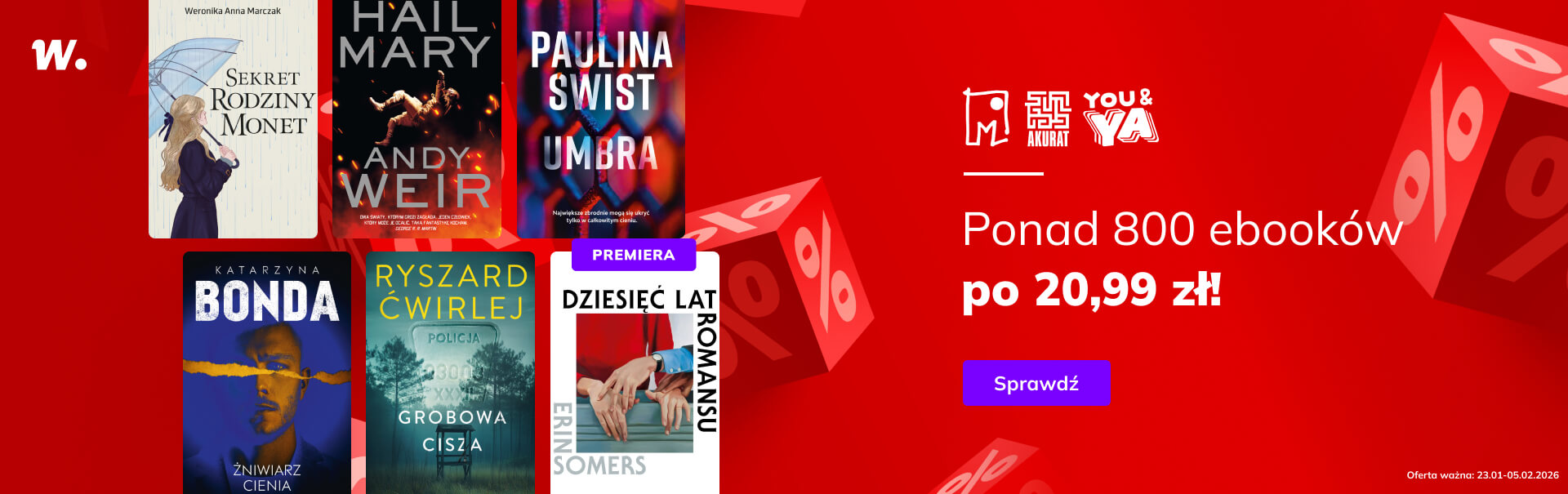 Grafika prowadzi do promocji: Ponad 800 ebooków po 20,99 zł