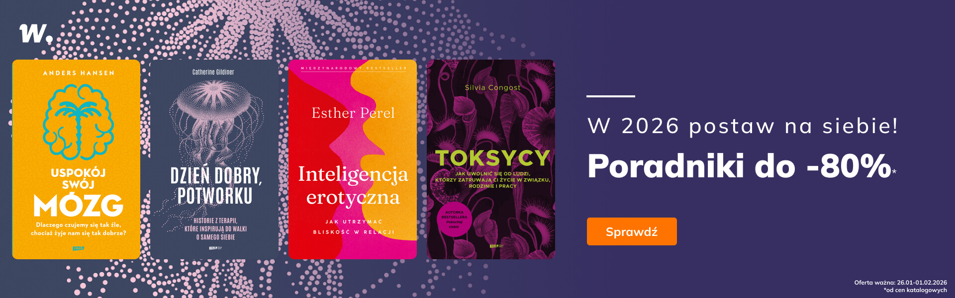 Grafika prowadzi do promocji: Poradniki od Znaku do -80%