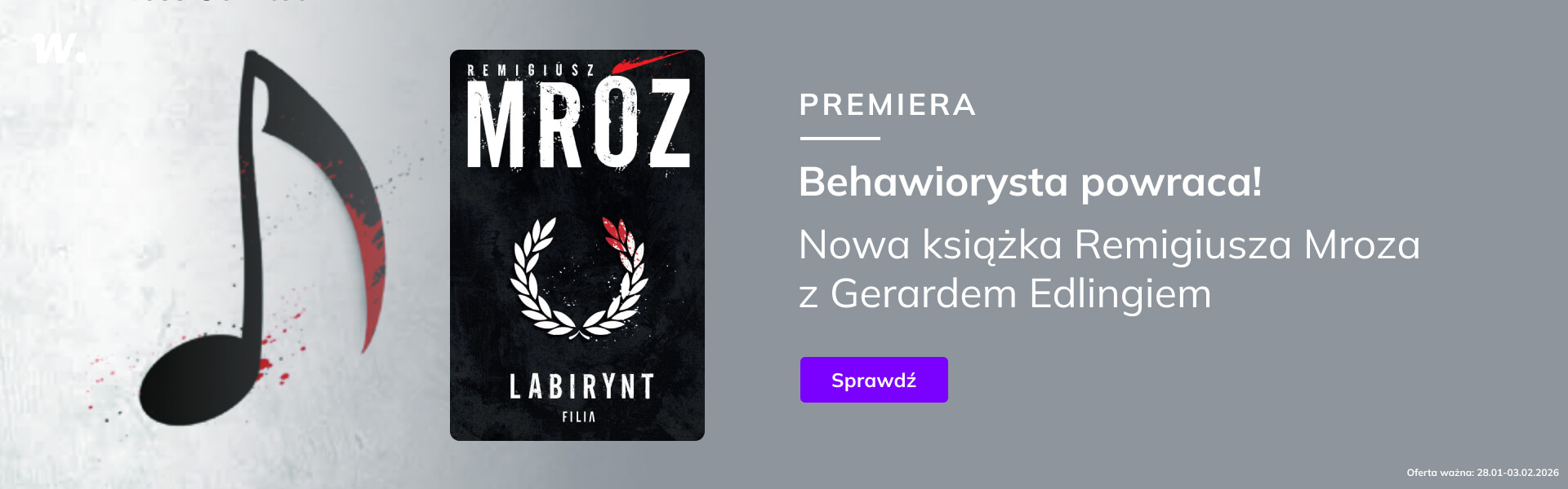 Grafika prowadzi do promocji: „Labirynt” Remigiusza Mroza - premiera