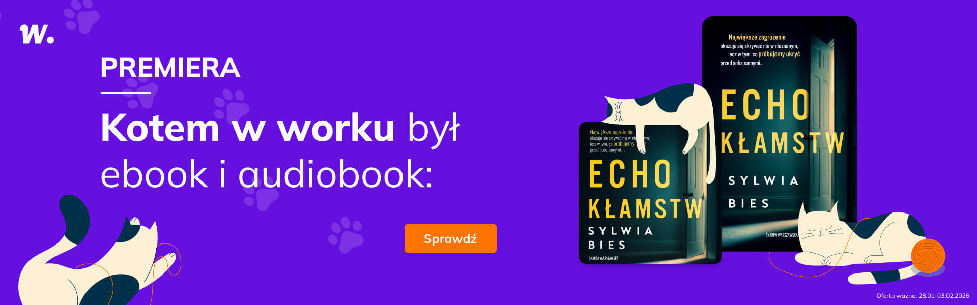 Grafika prowadzi do promocji: Echo kłamstw - pemiera