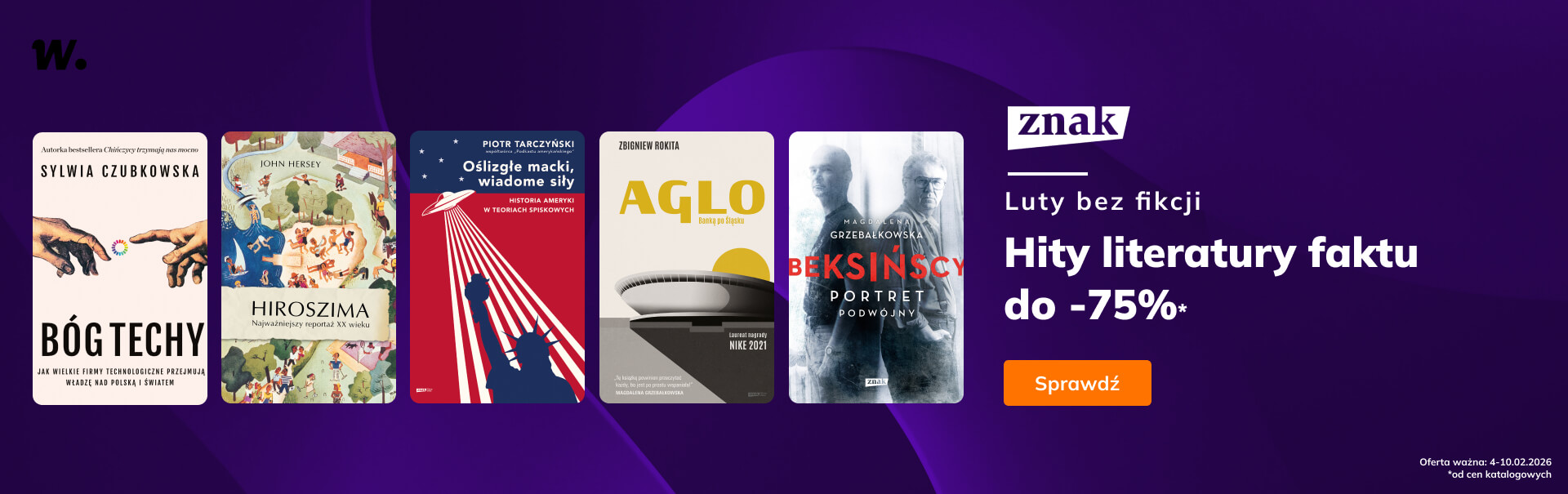 Grafika prowadzi do promocji: Hity literatury faktu do -75%