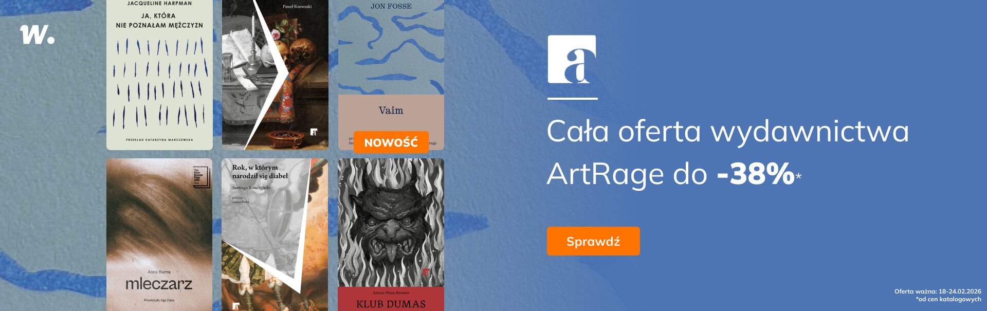 Grafika prowadzi do promocji: Wydawnictwo ArtRage - cała oferta do -38%