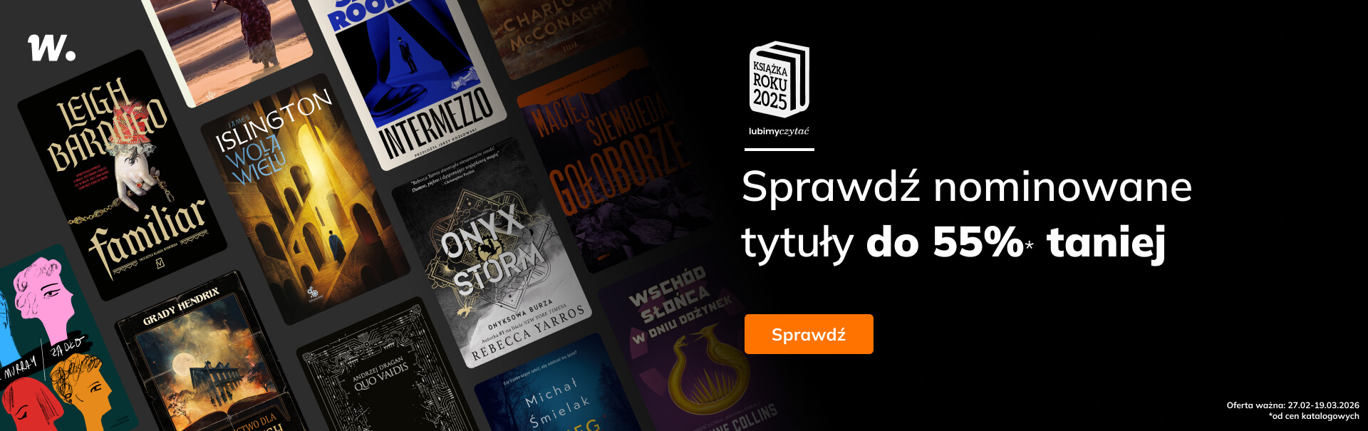 Grafika prowadzi do promocji: Ebooki nominowane w Plebiscycie Książka Roku 2025 Lubimy Czytać