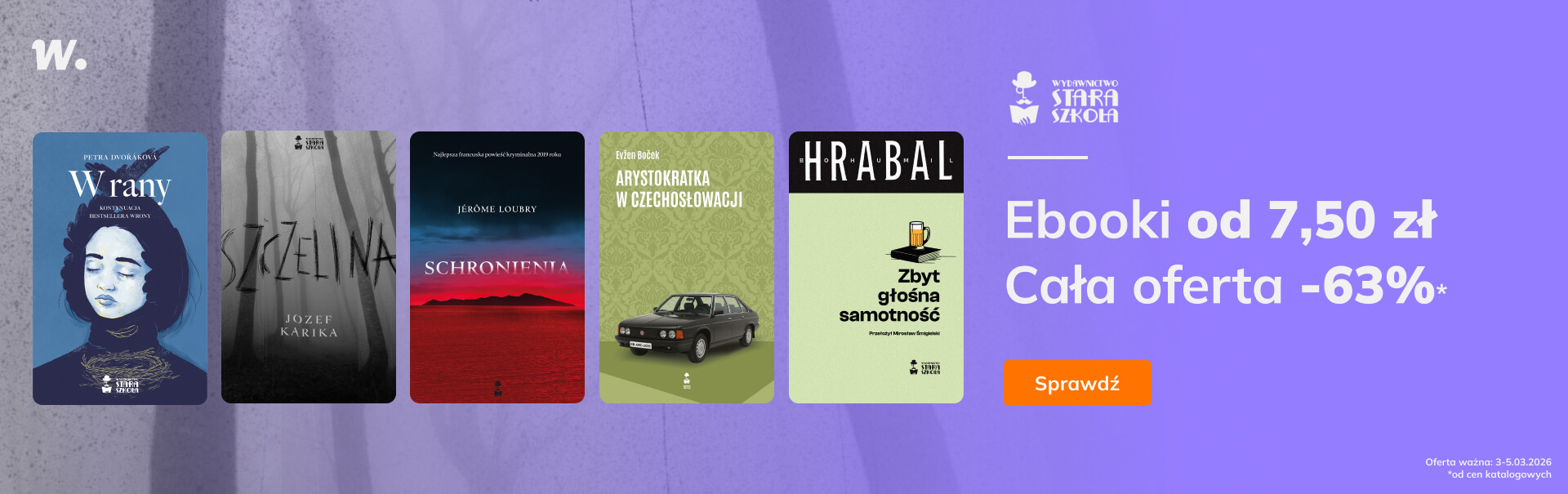 Grafika prowadzi do promocji: Stara Szkoła -63%