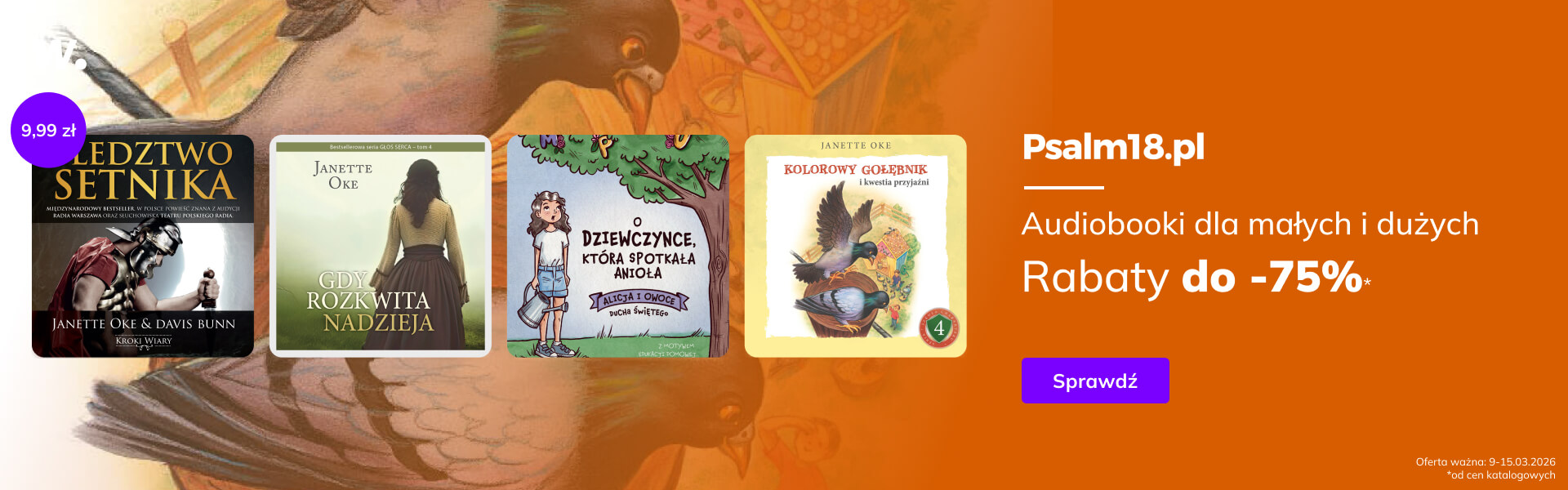 Grafika prowadzi do promocji: Wydawnictwo Psalm 18. Cała oferta do -75%!