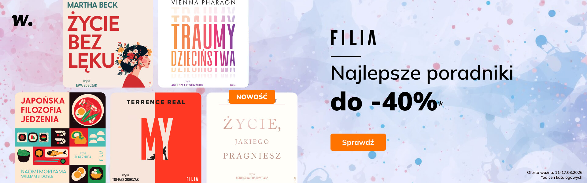 Grafika prowadzi do promocji: Filia. Poradniki do -40%