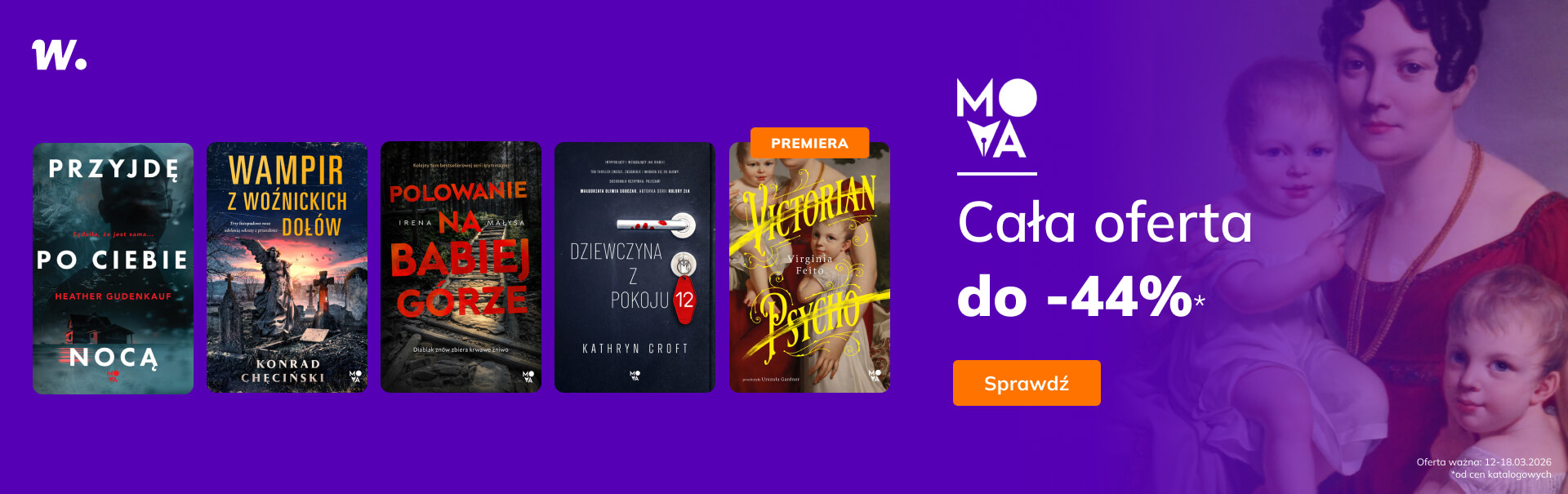 Grafika prowadzi do promocji: Wydawnictwo Mova: cała oferta do -44%