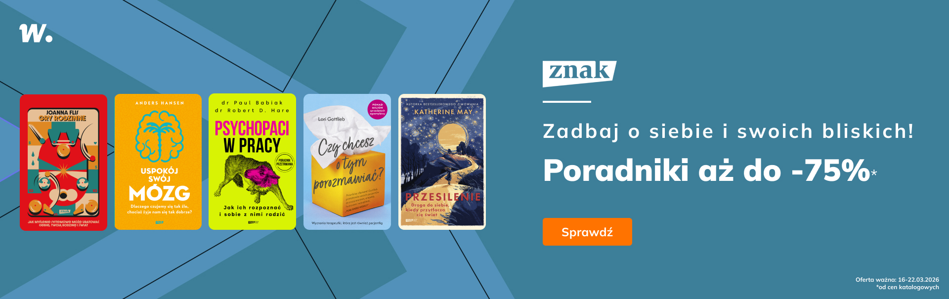 Grafika prowadzi do promocji: Poradniki Znaku do -75%