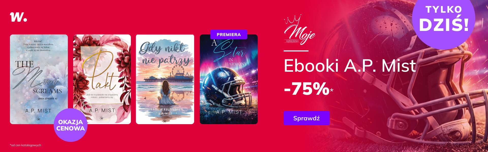 Grafika prowadzi do promocji: Ebooki A.P. Mist -75%