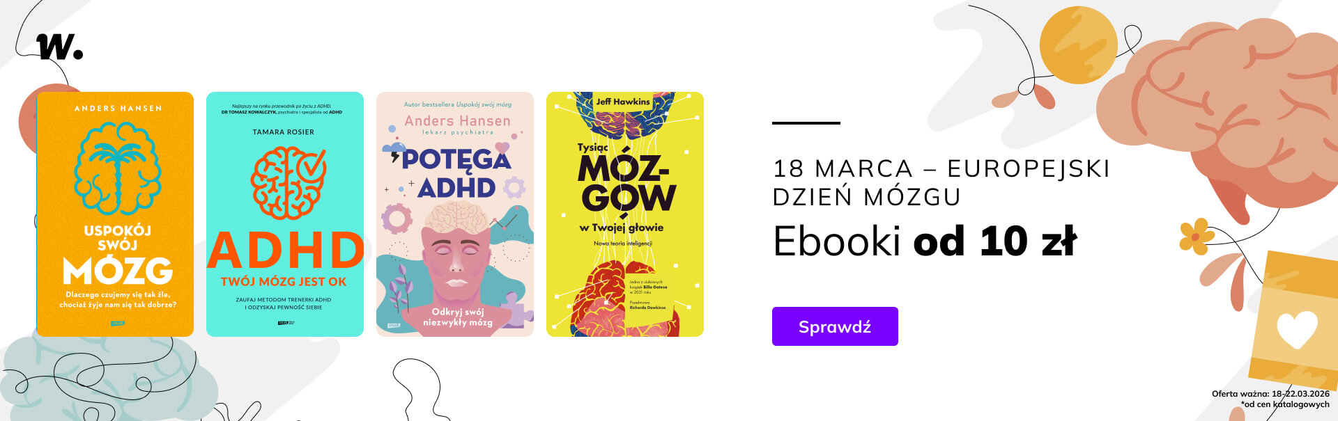 Grafika prowadzi do promocji: Europejski Dzień Mózgu