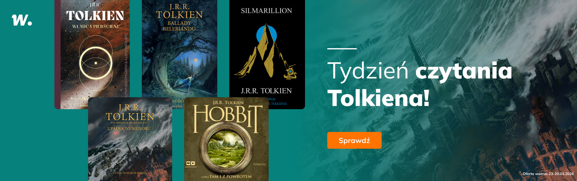 Grafika prowadzi do promocji: Tydzień czytania Tolkiena!