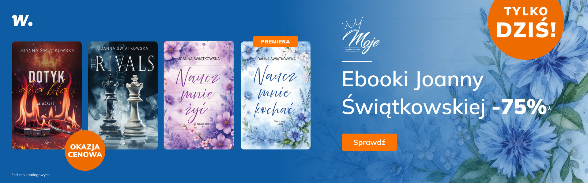 Grafika prowadzi do promocji: Ebooki Joanny Świątkowskiej  -75%