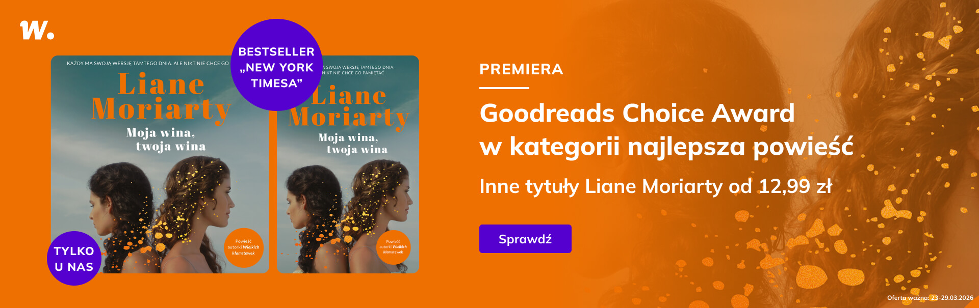 Grafika prowadzi do promocji: Moja wina, twoja wina - premiera audiobooka