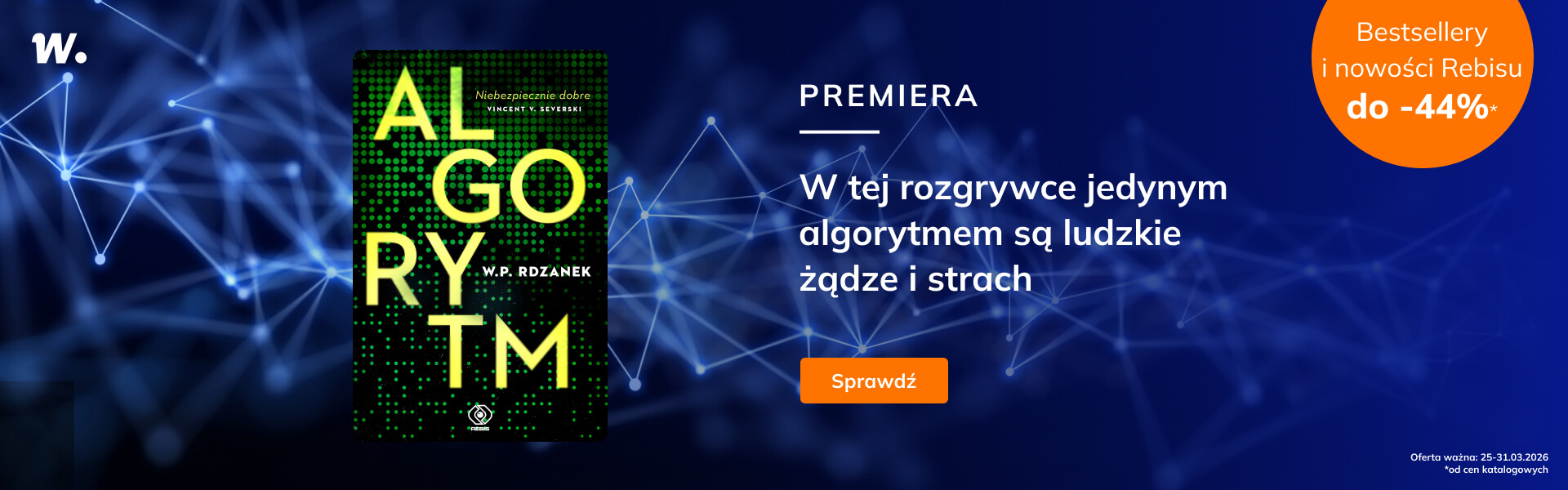 Grafika prowadzi do promocji: Algorytm - premiera + nowości i bestsellery Rebisu