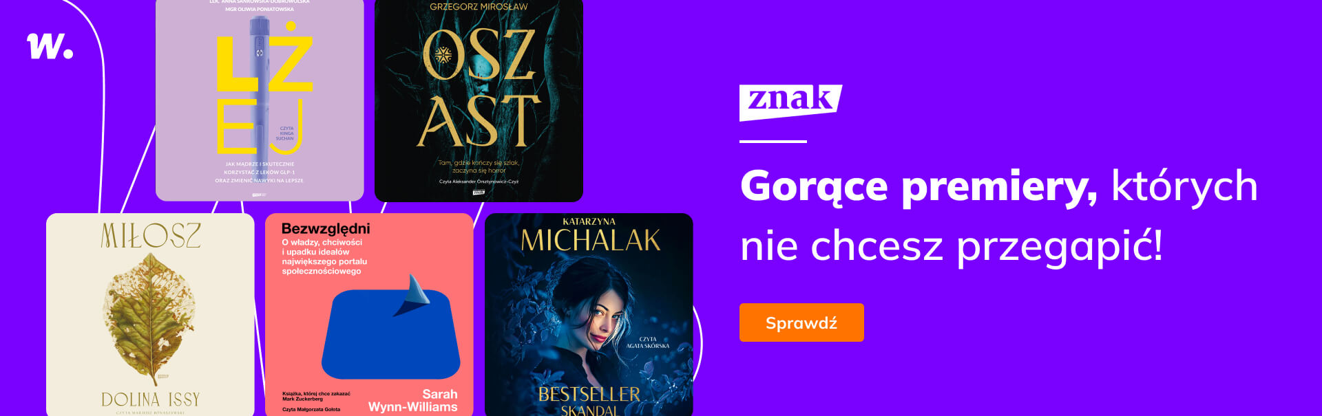 Grafika prowadzi do promocji: Gorące premiery Wydawnictwa Znak