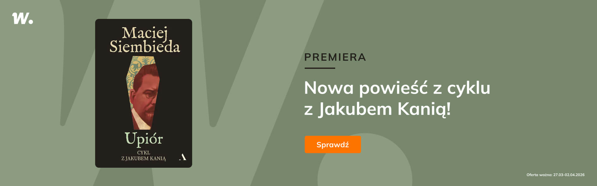 Grafika prowadzi do promocji: Upiór - premiera ebooka