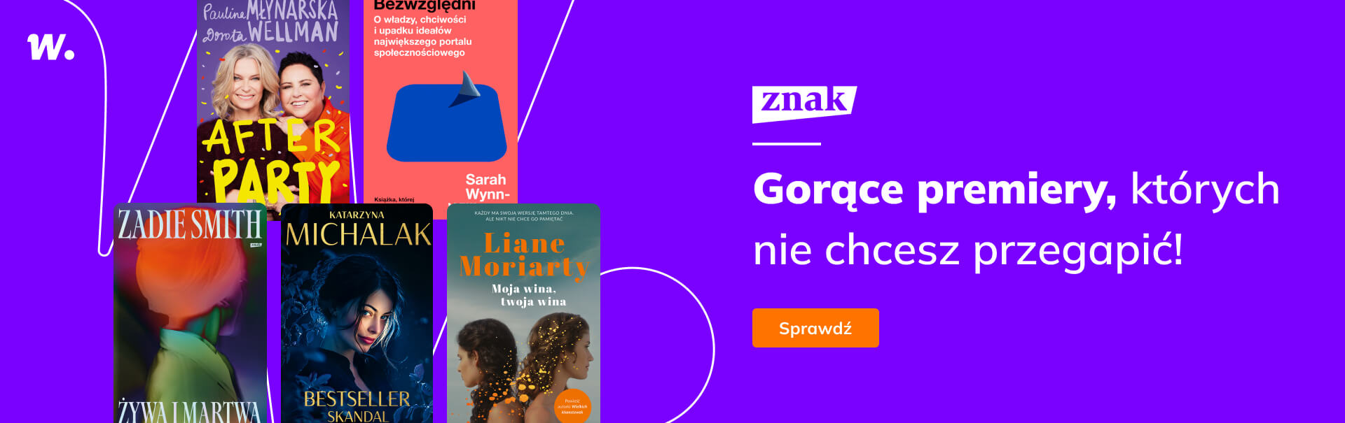 Grafika prowadzi do promocji: Premiery Wydawnictwa Znak