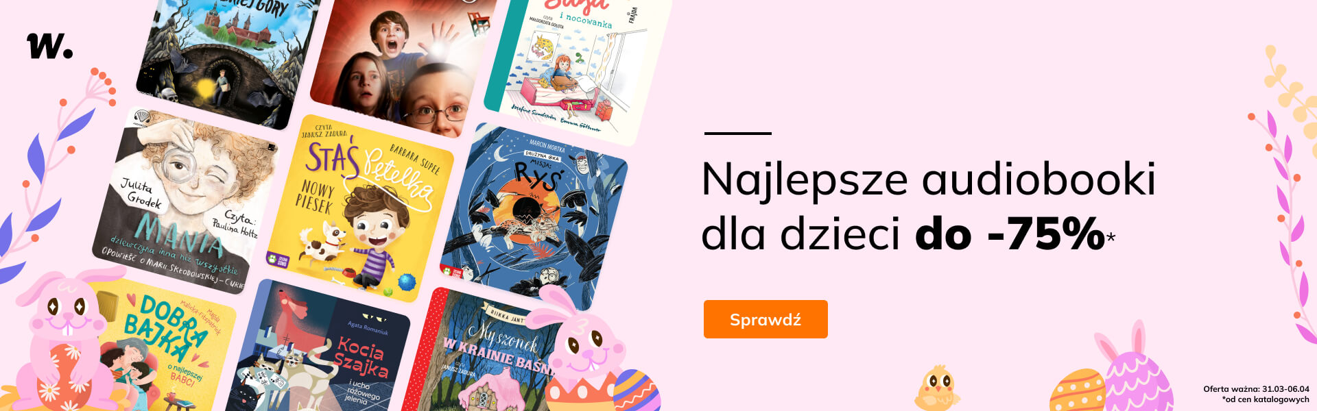 Grafika prowadzi do promocji: Najlepsze audiobooki dla dzieci do -75%*