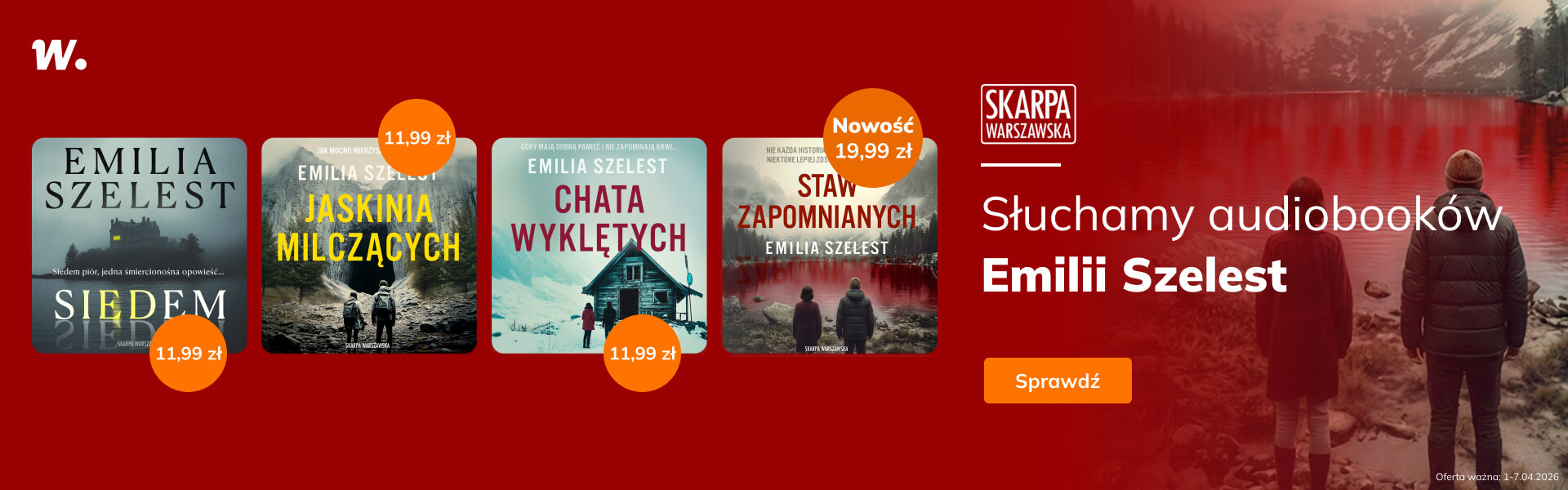 Grafika prowadzi do promocji: Słuchamy audiobooków Emilii Szelest