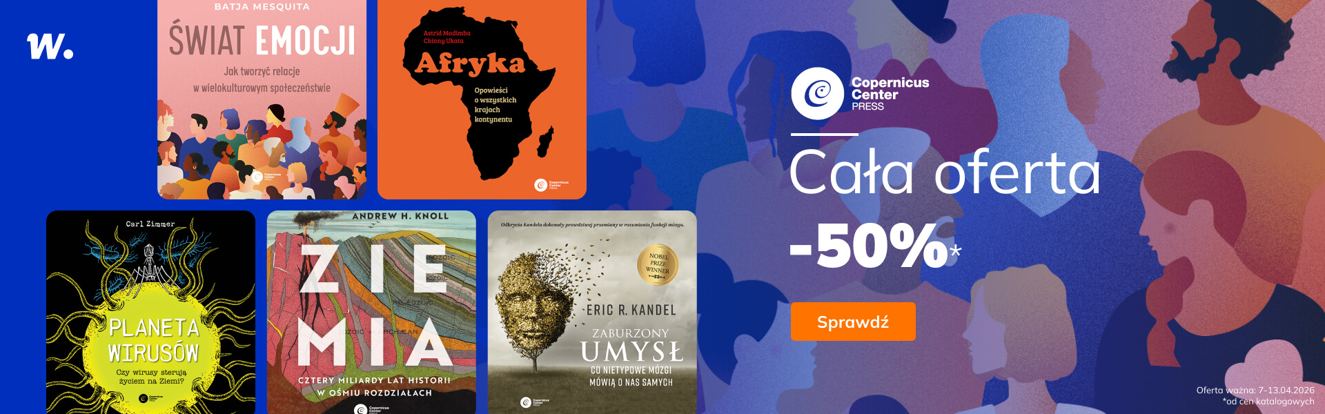 Grafika prowadzi do promocji: Copernicus Center Press. Cała oferta -50%