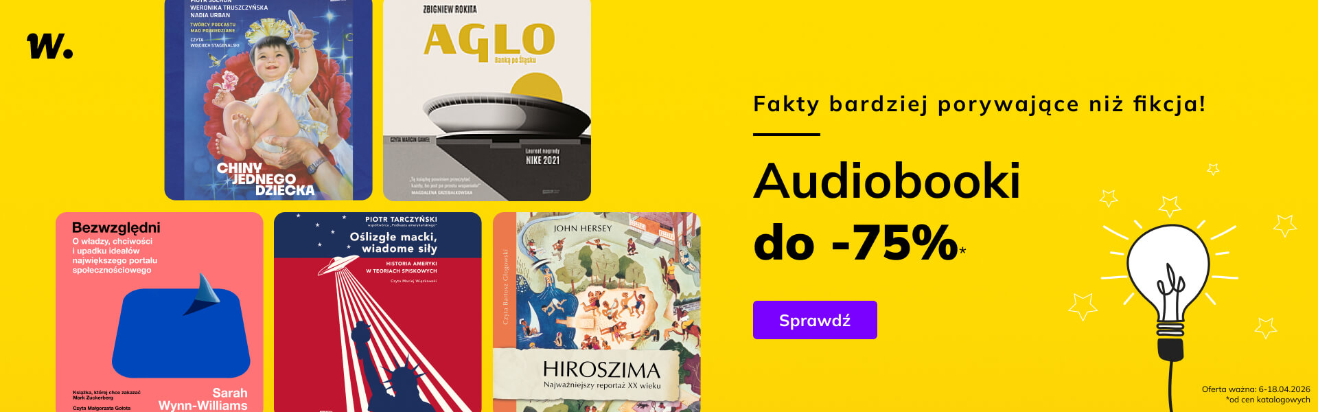 Grafika prowadzi do promocji: Znak. Literatura faktu do -75%