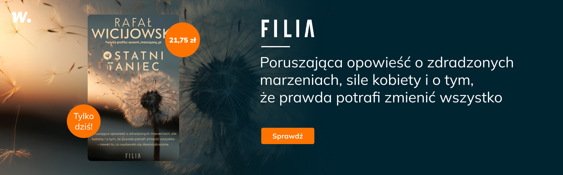 Grafika prowadzi do promocji: Okazja dnia - "Ostatni taniec"