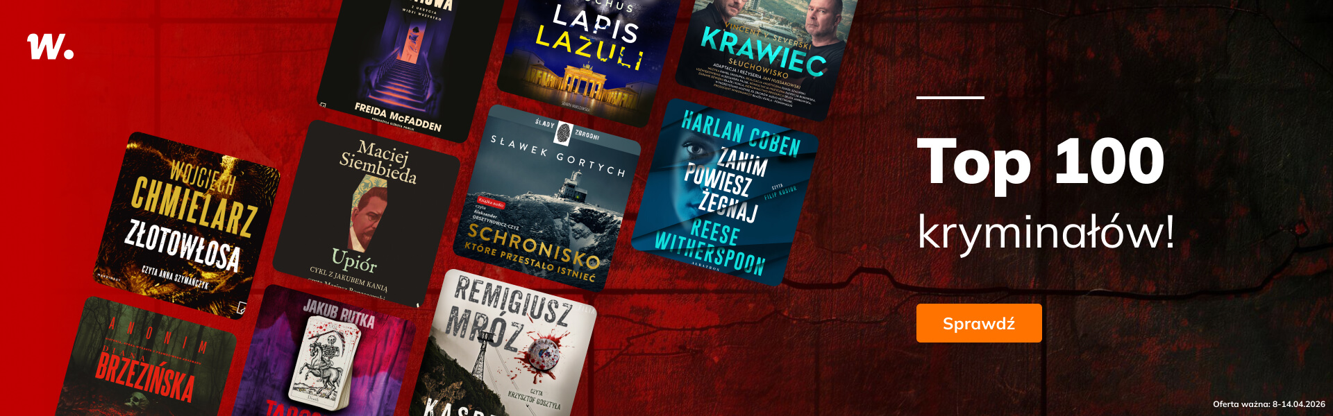 Grafika prowadzi do promocji: Top 100 kryminałów!