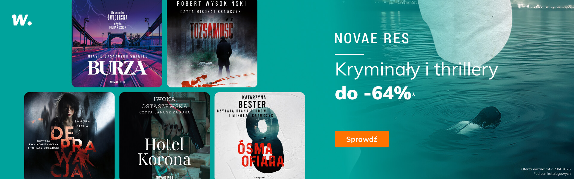 Grafika prowadzi do promocji: Novae Res - kryminały do -64%!