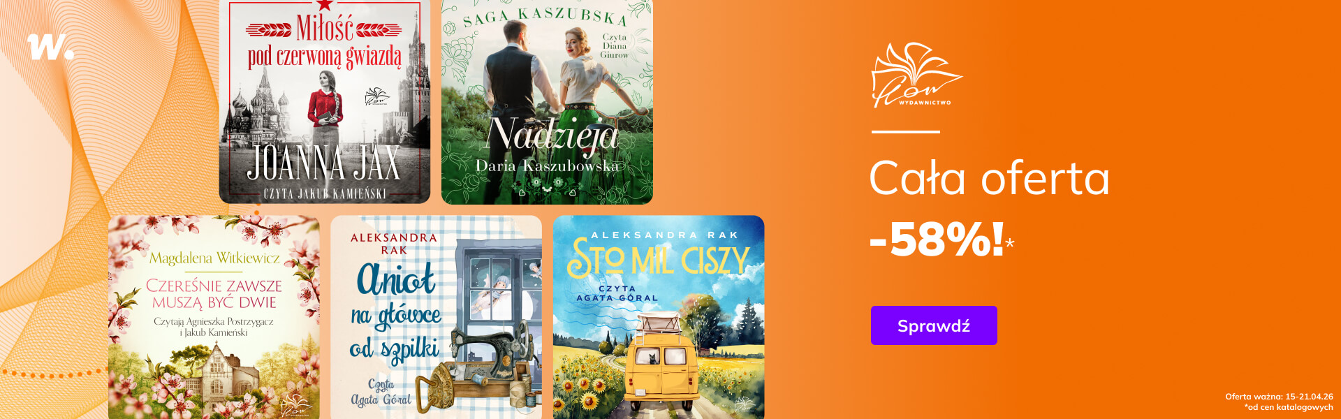 Grafika prowadzi do promocji: Wydawnictwo Flow. Cała oferta -58%!*