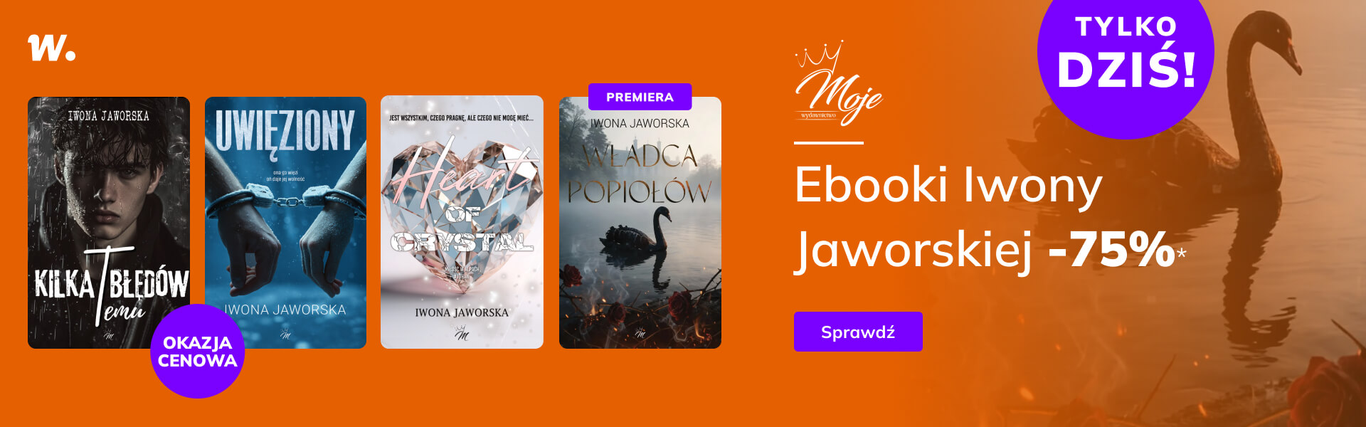 Grafika prowadzi do promocji: Ebooki Iwony Jaworskiej -75%
