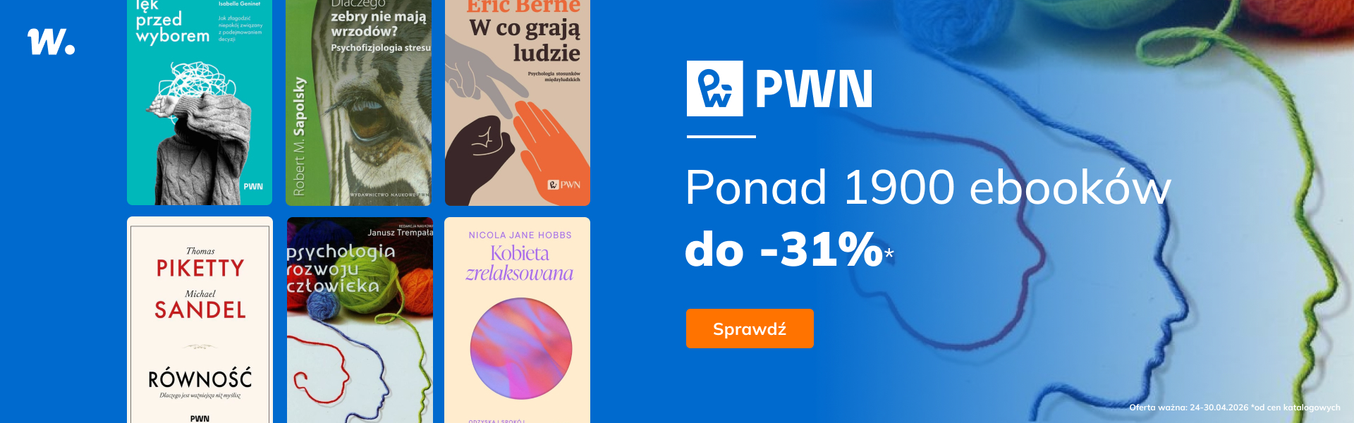 Grafika prowadzi do promocji: PWN: ponad 1900 ebooków do -31%