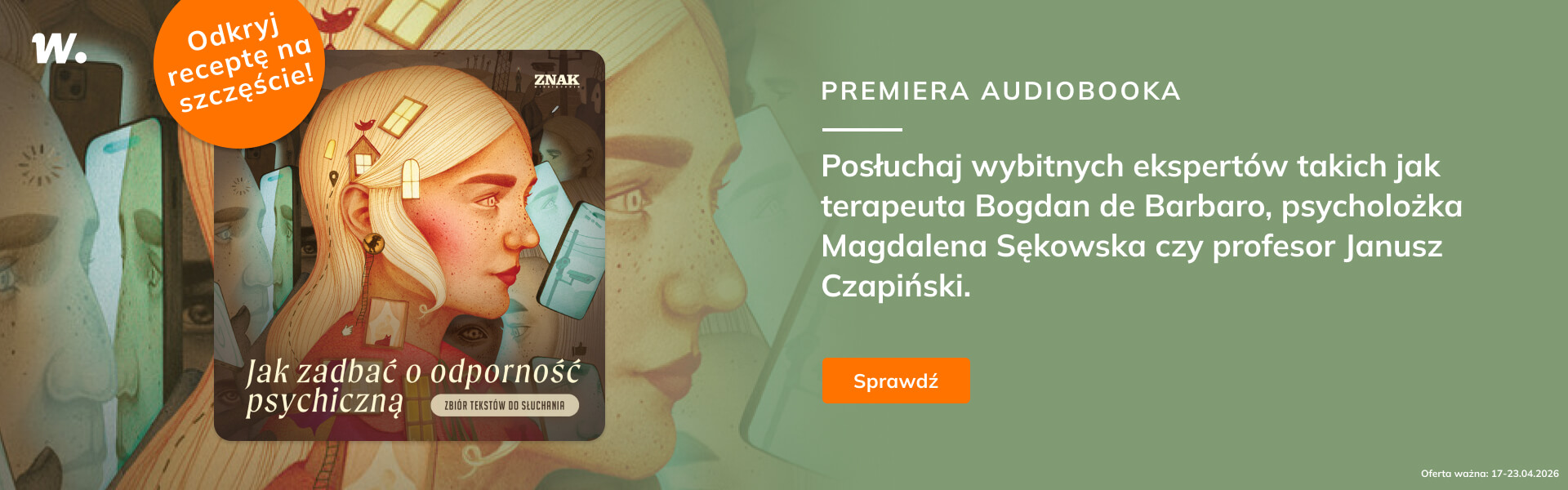 Grafika prowadzi do promocji: Znak Miesięcznik