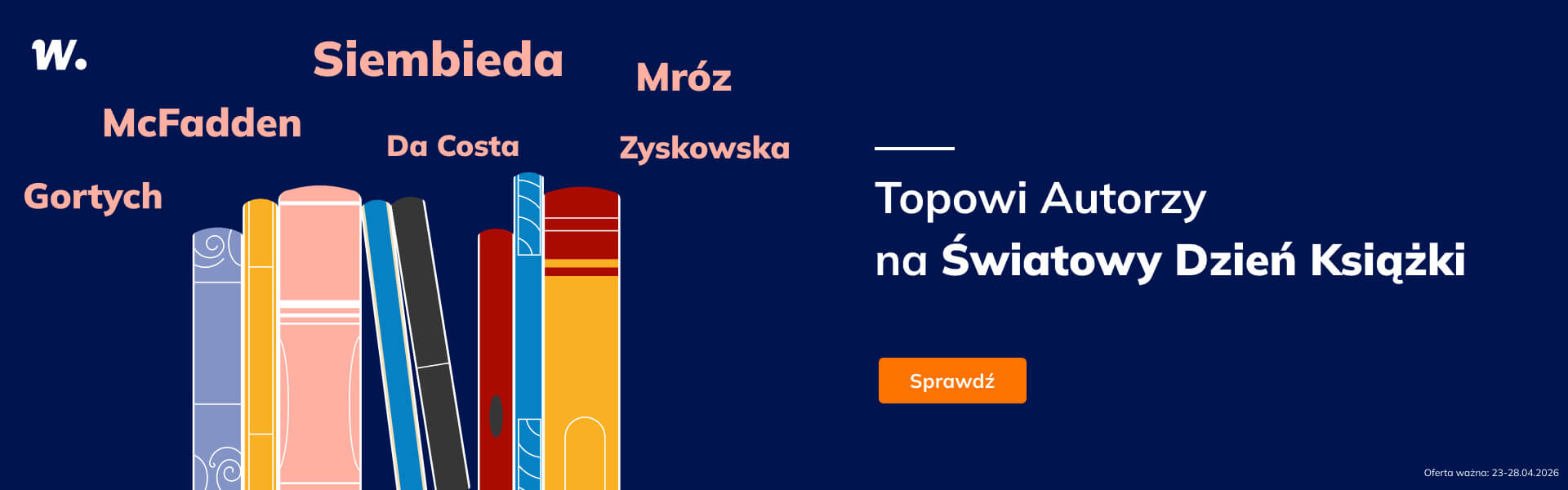 Grafika prowadzi do promocji: Topowi Autorzy na Światowy Dzień Książki