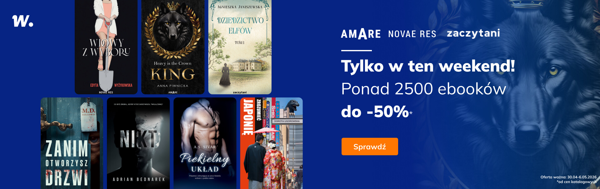 Grafika prowadzi do promocji: Grupa Zaczytani: ebooki do -50%