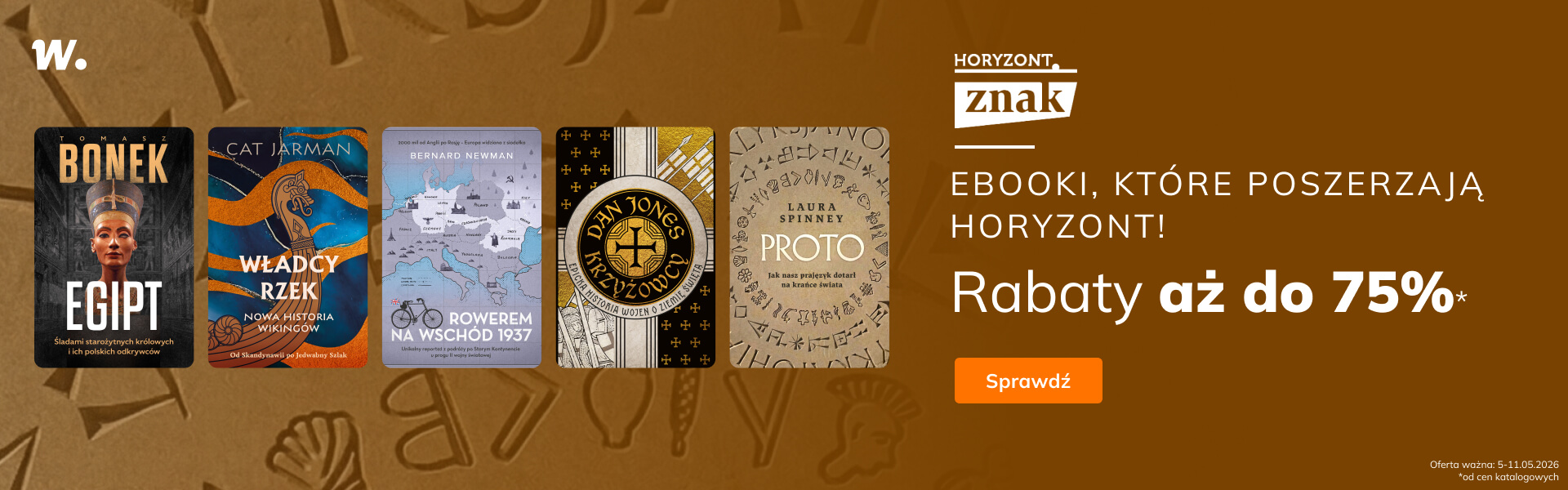 Grafika prowadzi do promocji: Znak Horyzont do -75%