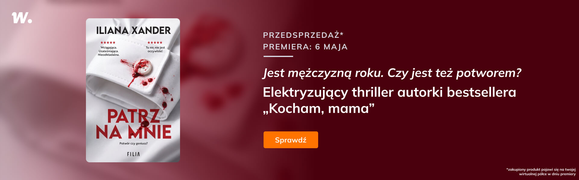 Grafika prowadzi do promocji: „Patrz na mnie” Iliana Xander: przedsprzedaż