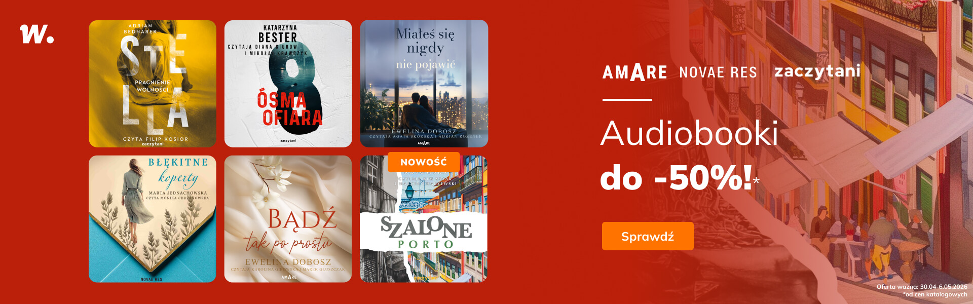 Grafika prowadzi do promocji: Grupa Zaczytani. Cała oferta do -50%