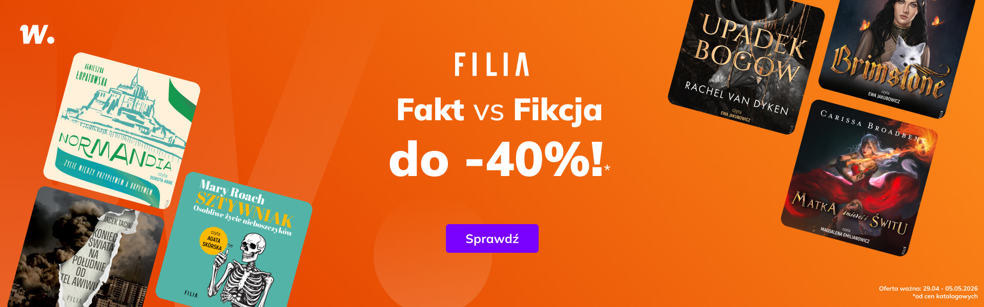 Grafika prowadzi do promocji: Filia - Fakt vs Fikcja do -40%*