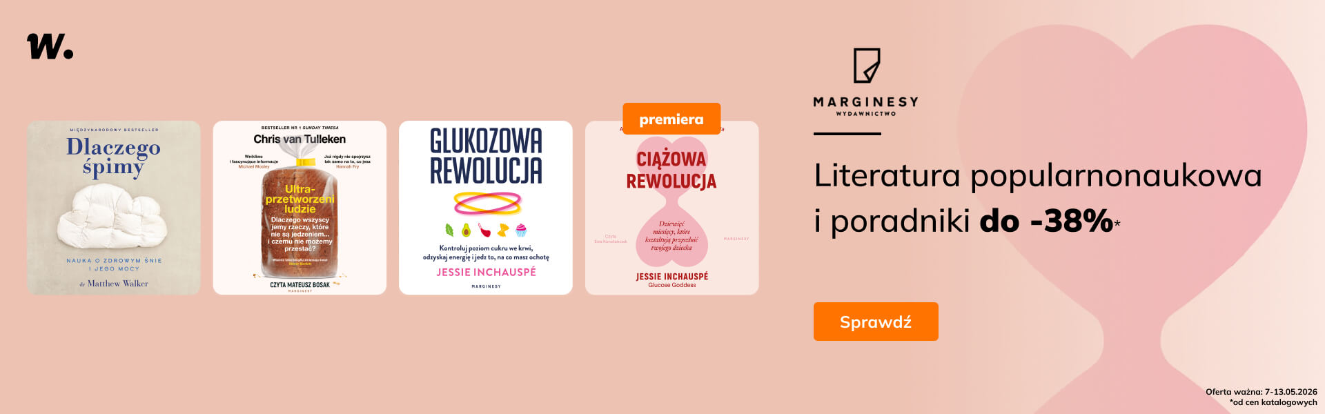 Grafika prowadzi do promocji: Marginesy. Literatura popularnonaukowa i poradniki do -40%!