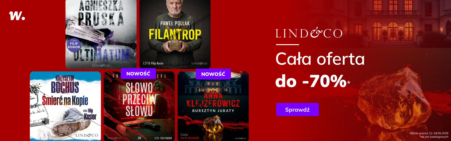 Grafika prowadzi do promocji: Lind&Co. Cała oferta do -70%