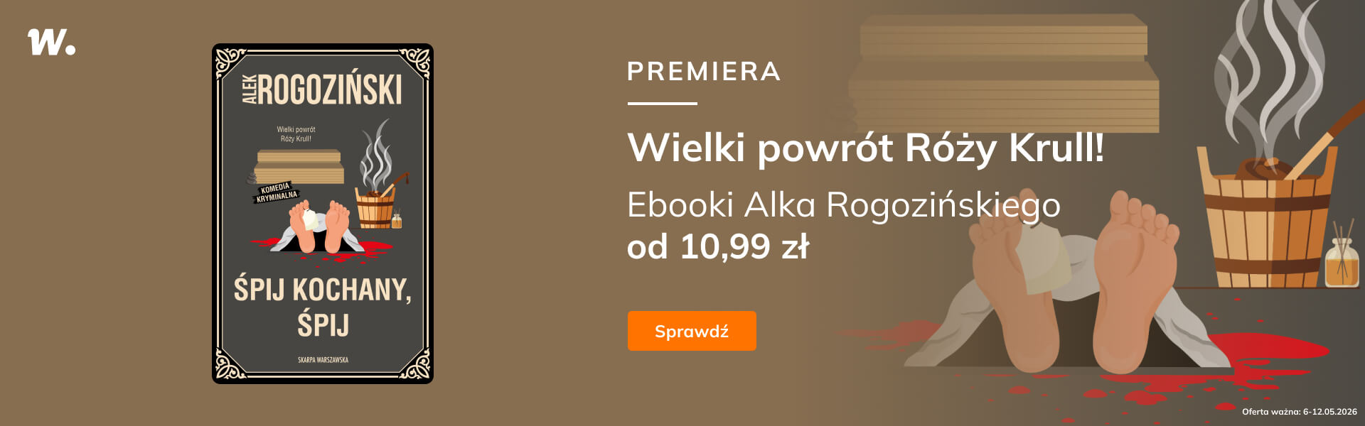 Grafika prowadzi do promocji: Ebooki Alka Rogozińskiego od 10,99 zł