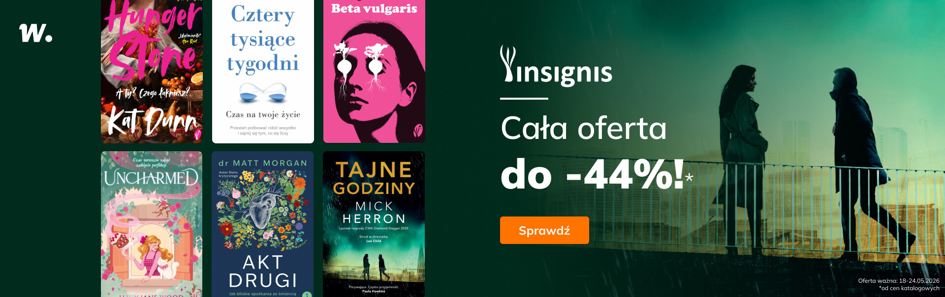 Grafika prowadzi do promocji: Wydawnictwo Insignis: cała oferta do -44%